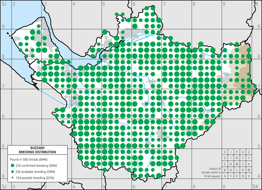 Breeding distribution map