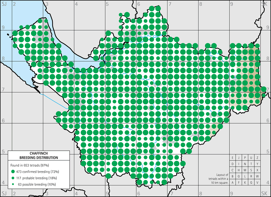 Breeding distribution map