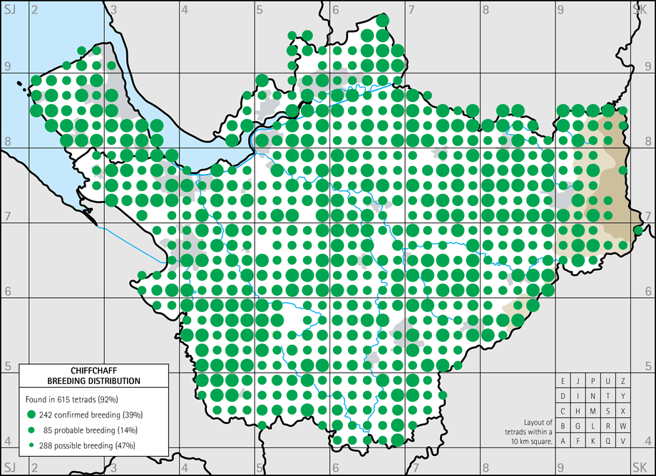 Breeding distribution map