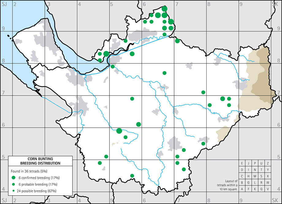 Breeding distribution map