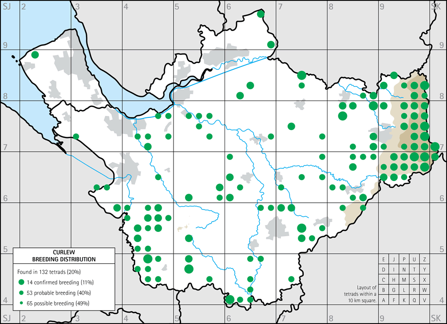 Breeding distribution map