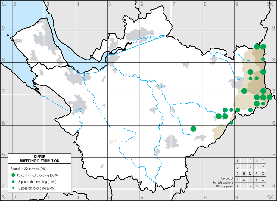 Breeding distribution map