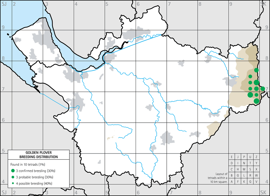 Breeding distribution map