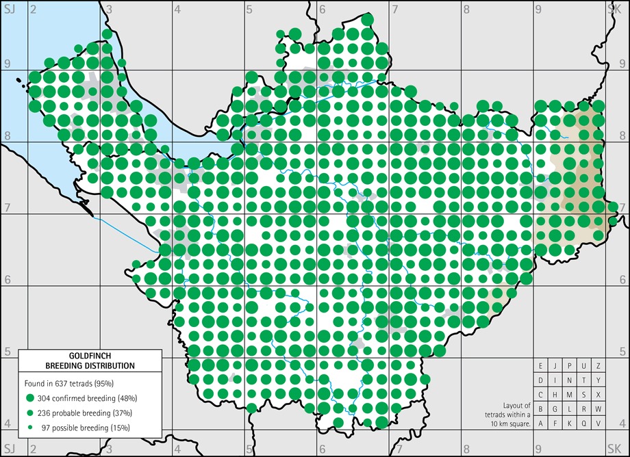 Breeding distribution map