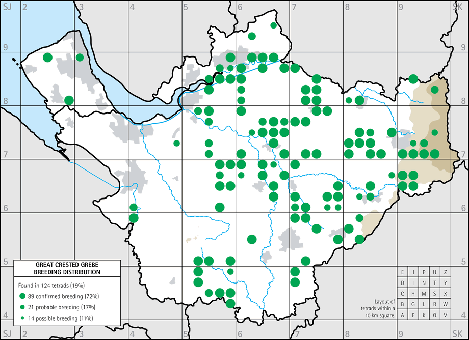 Breeding distribution map