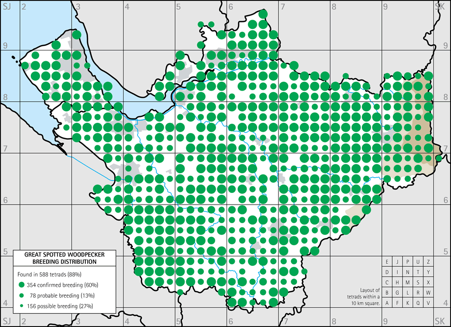 Breeding distribution map