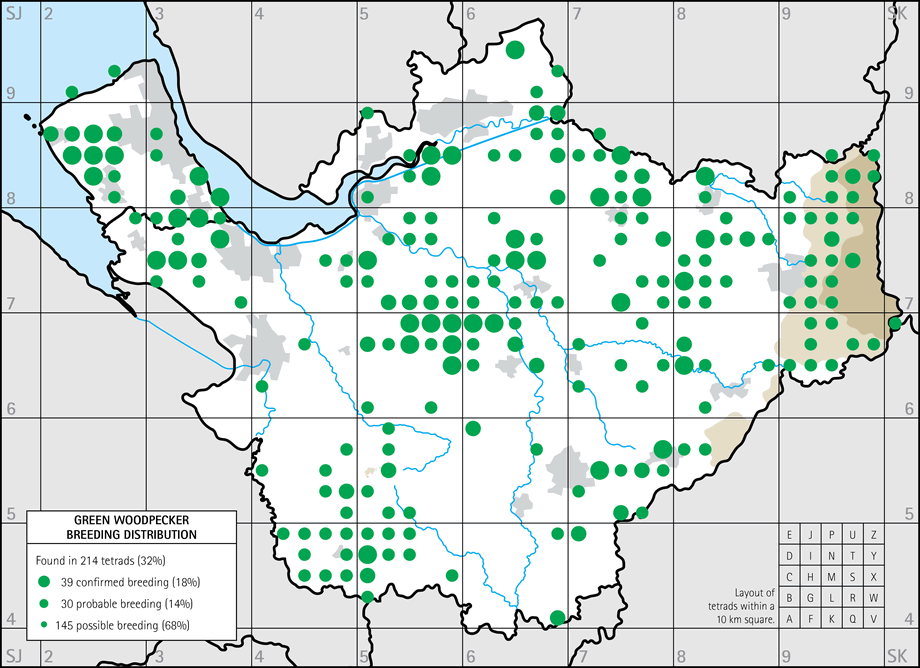 Breeding distribution map