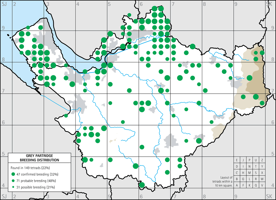 Breeding distribution map