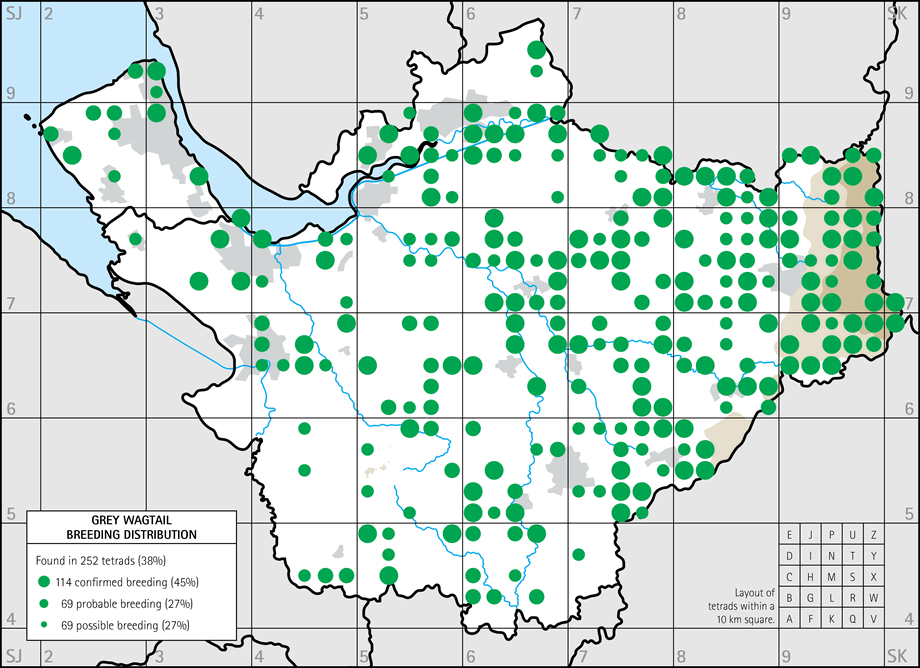 Breeding distribution map