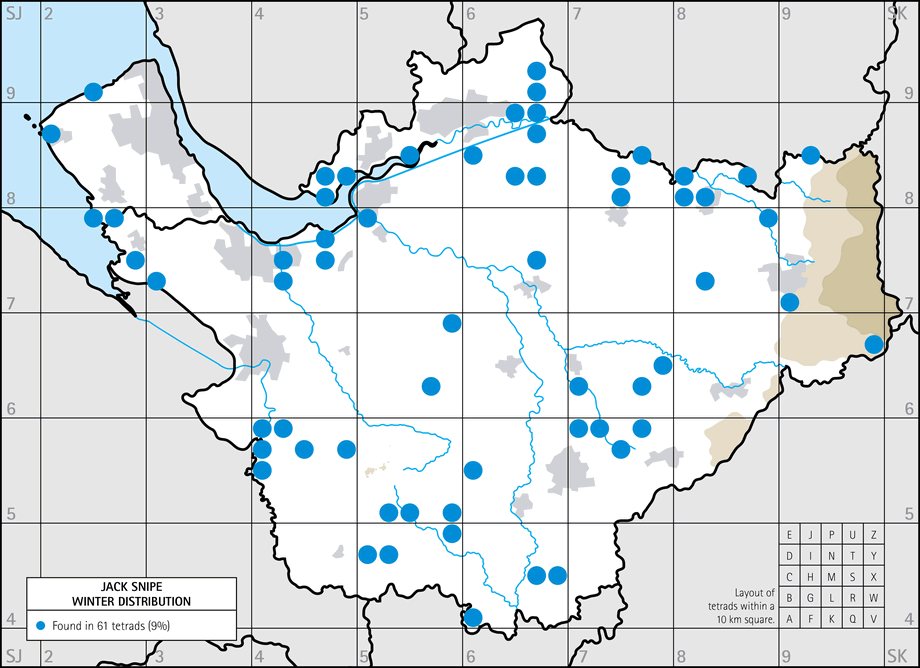 Winter distribution map
