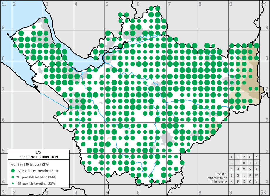 Breeding distribution map