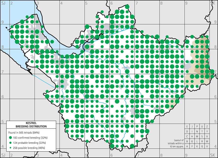 Breeding distribution map