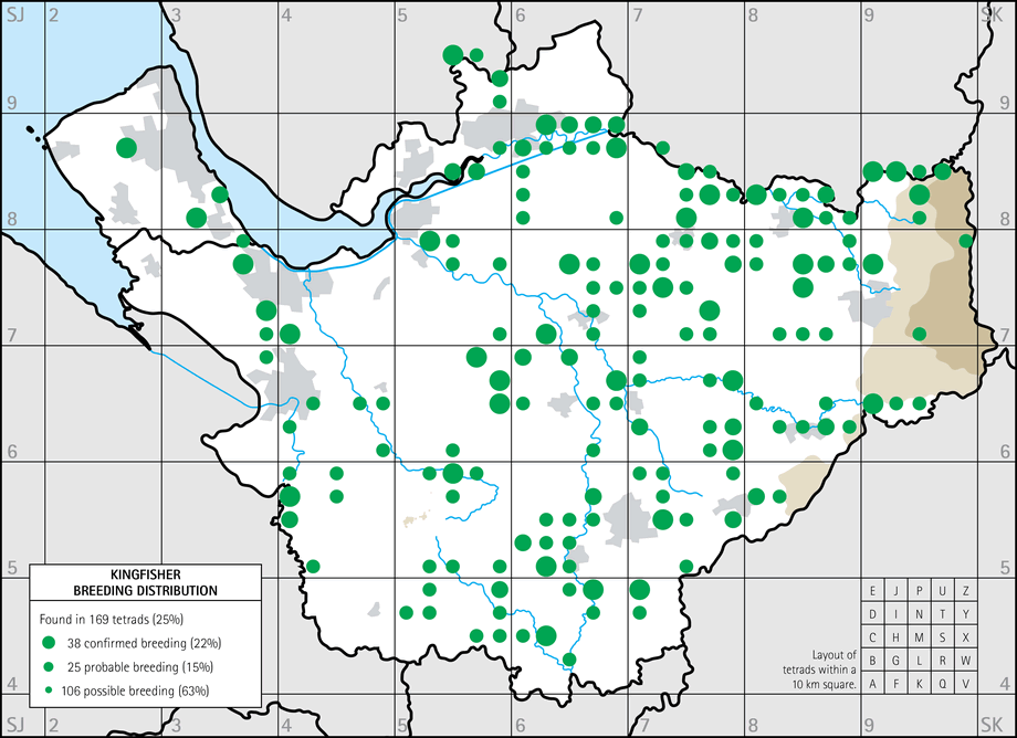 Breeding distribution map