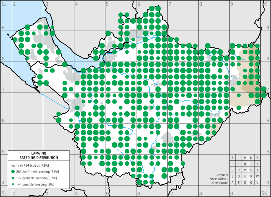 Breeding distribution map