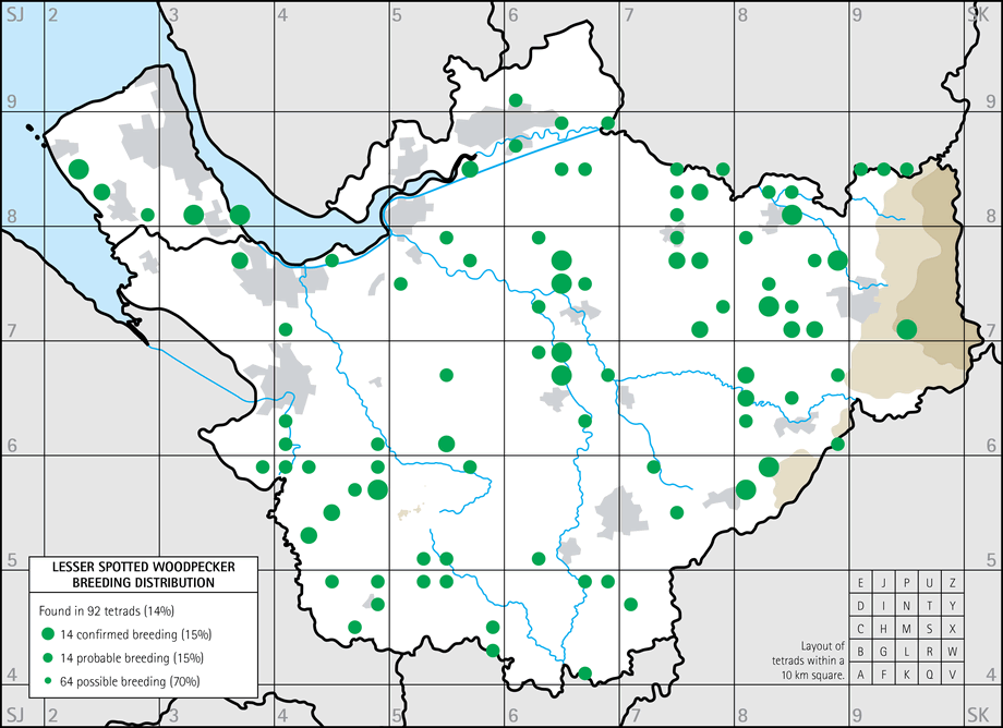 Breeding distribution map