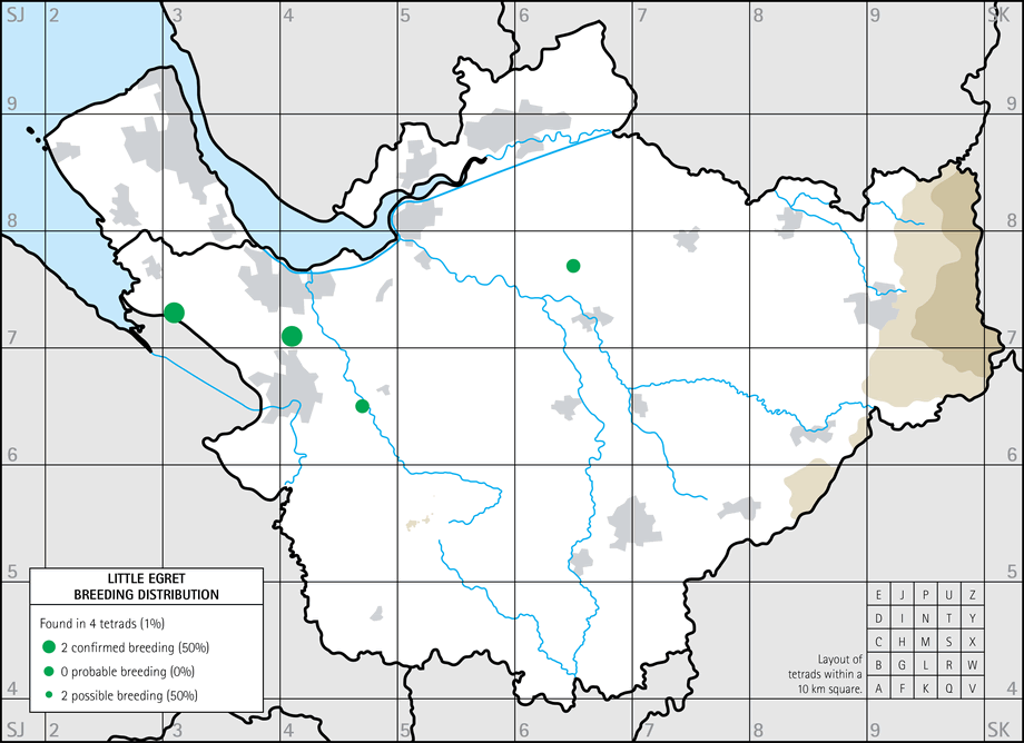 Breeding distribution map