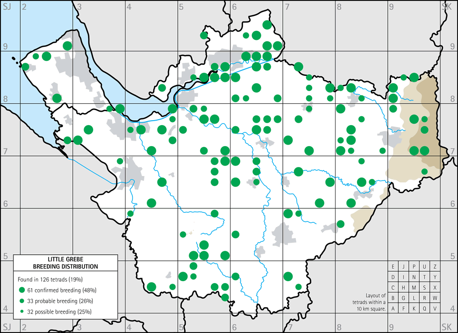 Breeding distribution map