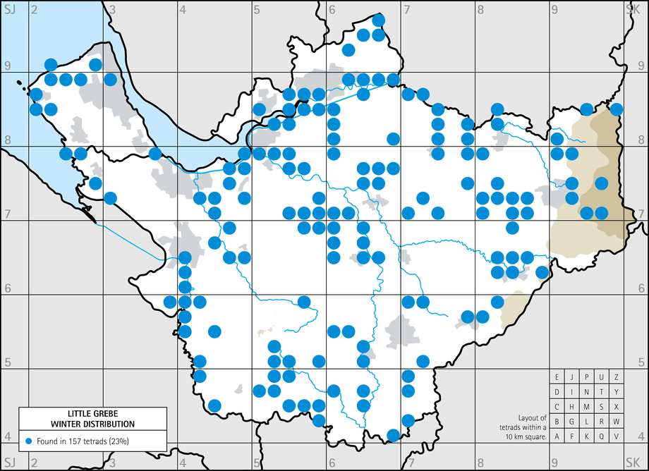 Winter distribution map