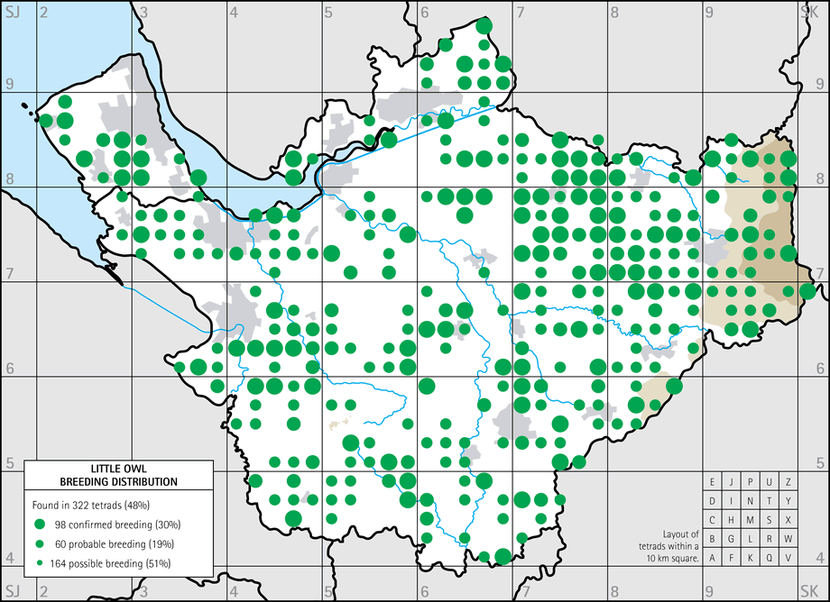 Breeding distribution map