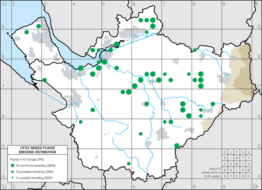 Breeding distribution map