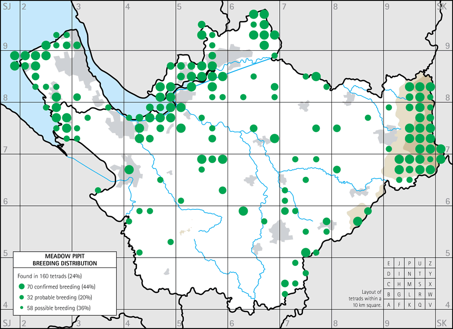 Breeding distribution map