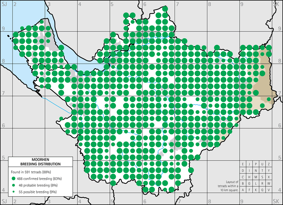 Breeding distribution map