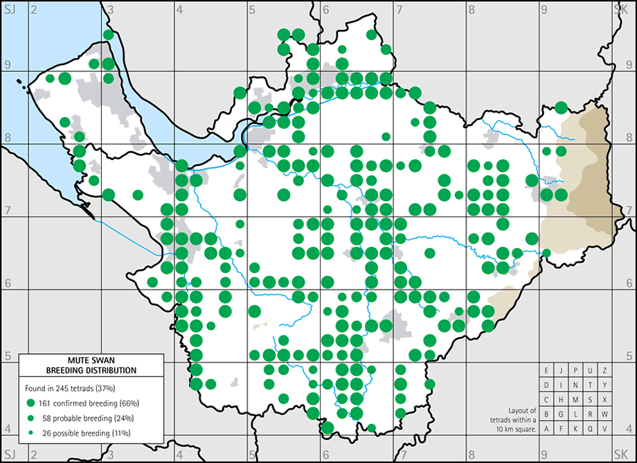 Breeding distribution map