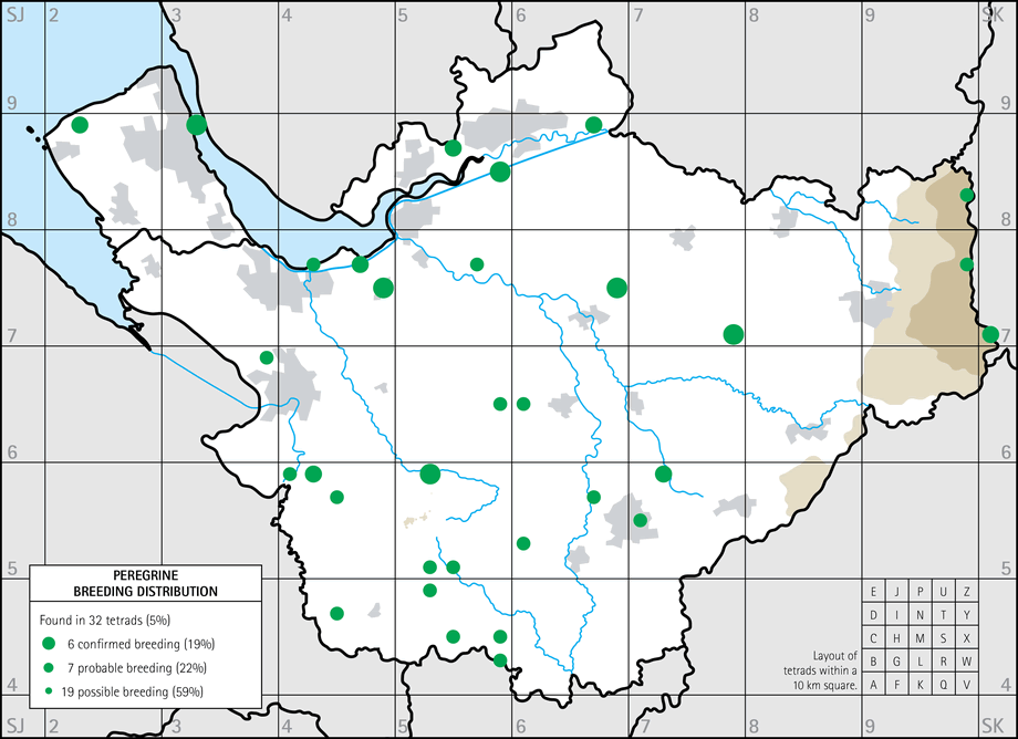 Breeding distribution map