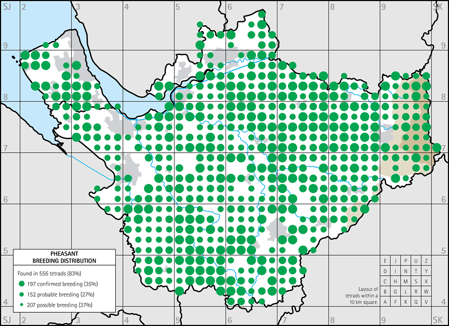 Breeding distribution map