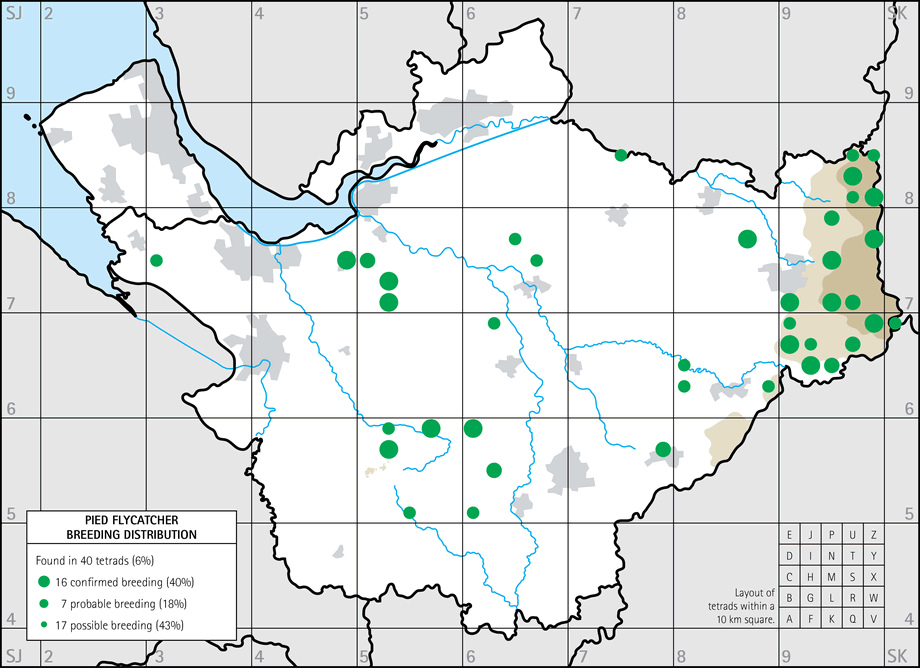 Breeding distribution map