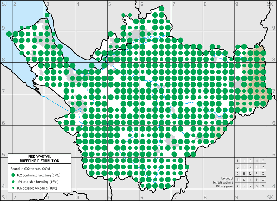 Breeding distribution map