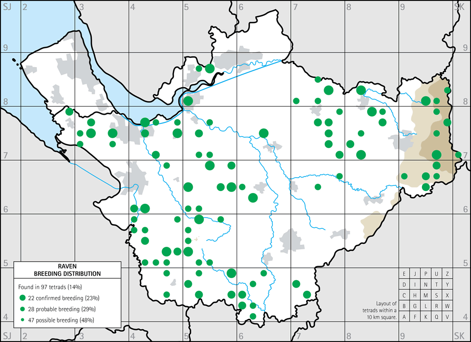 Breeding distribution map