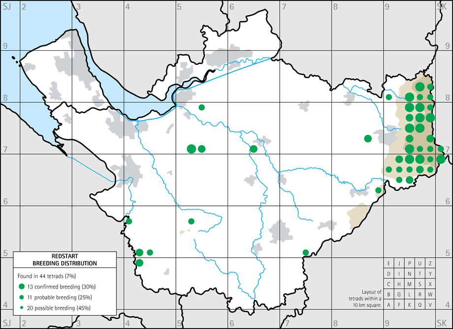 Breeding distribution map