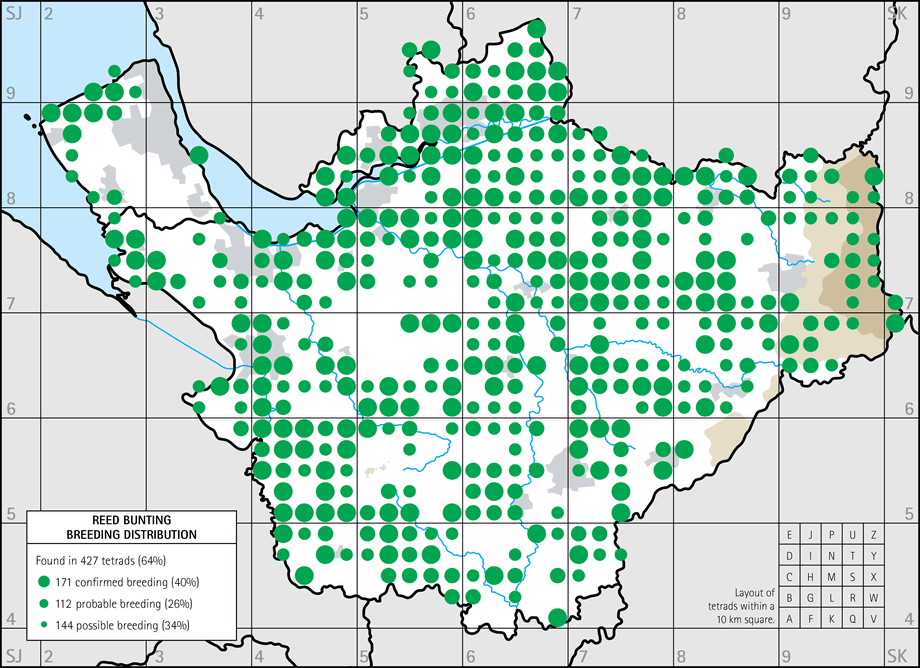 Breeding distribution map