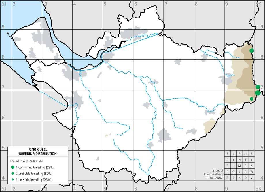 Breeding distribution map