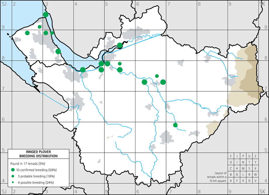 Breeding distribution map