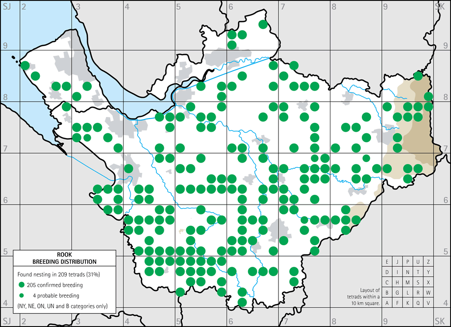 Breeding distribution map