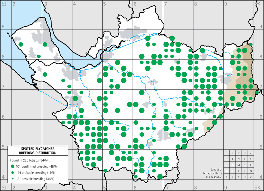 Breeding distribution map