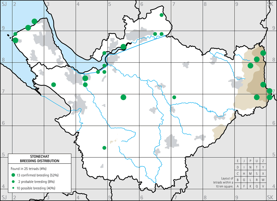 Breeding distribution map