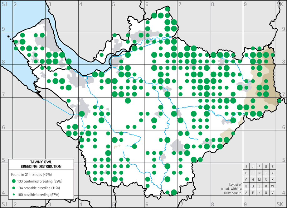 Breeding distribution map