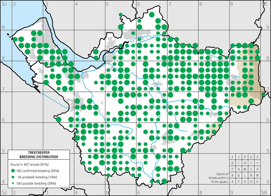 Breeding distribution map