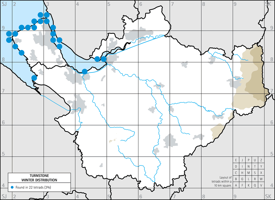 Winter distribution map