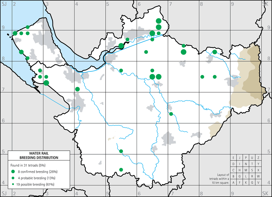 Breeding distribution map