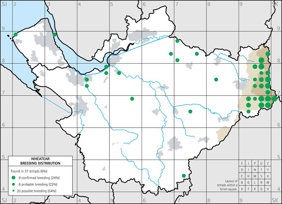 Breeding distribution map