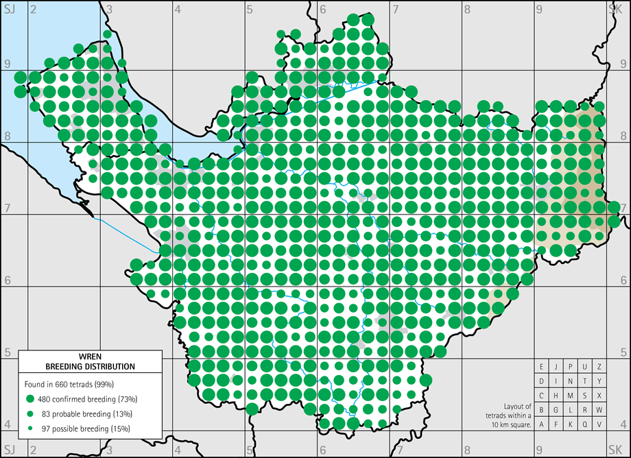 Breeding distribution map