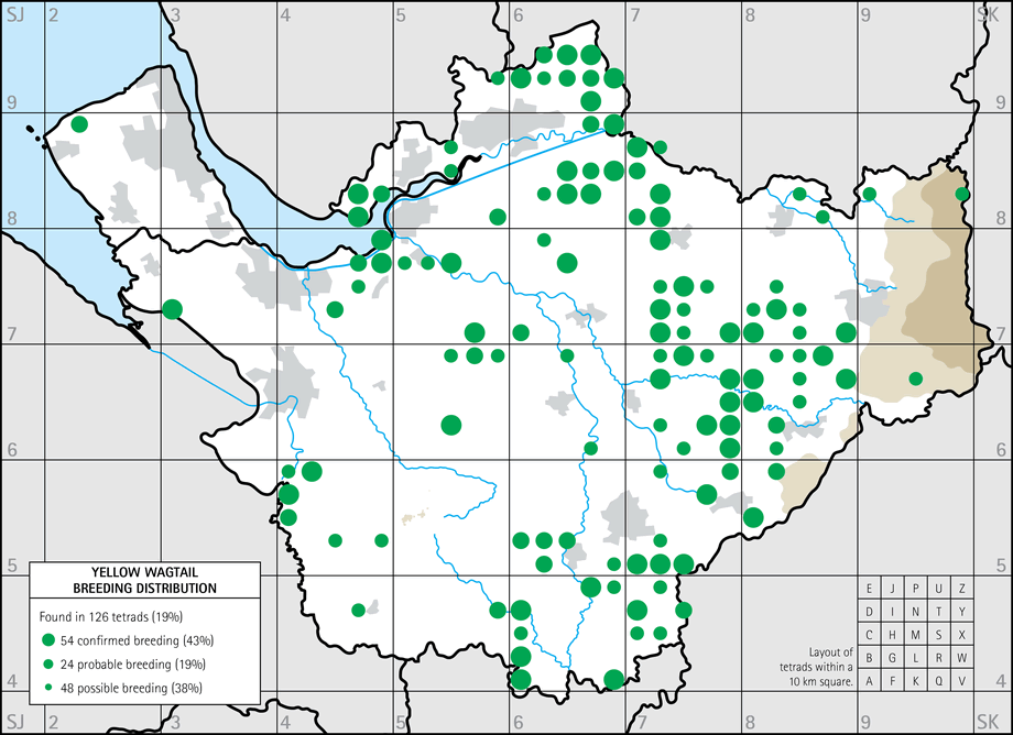 Breeding distribution map